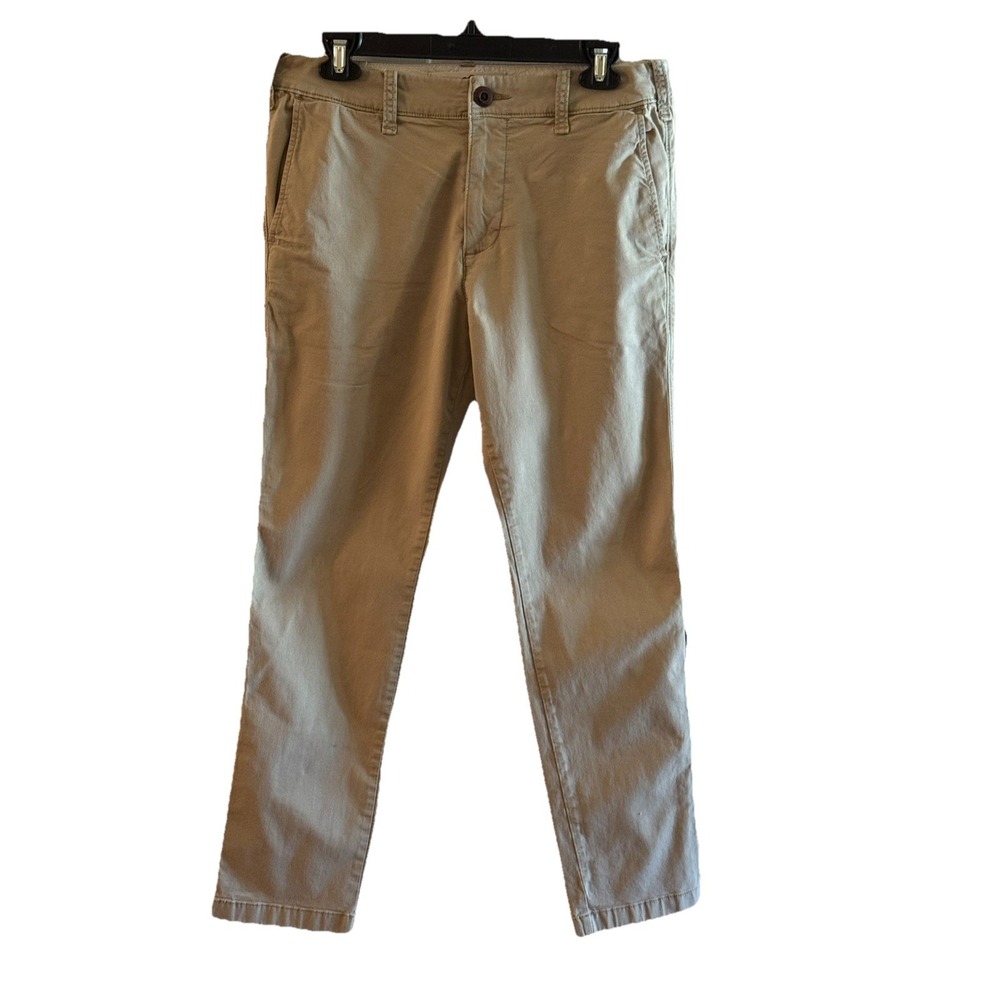 Hollister Pants Mens 30x30 Khaki Skinny Chino Epic Flex Stretch Preowned